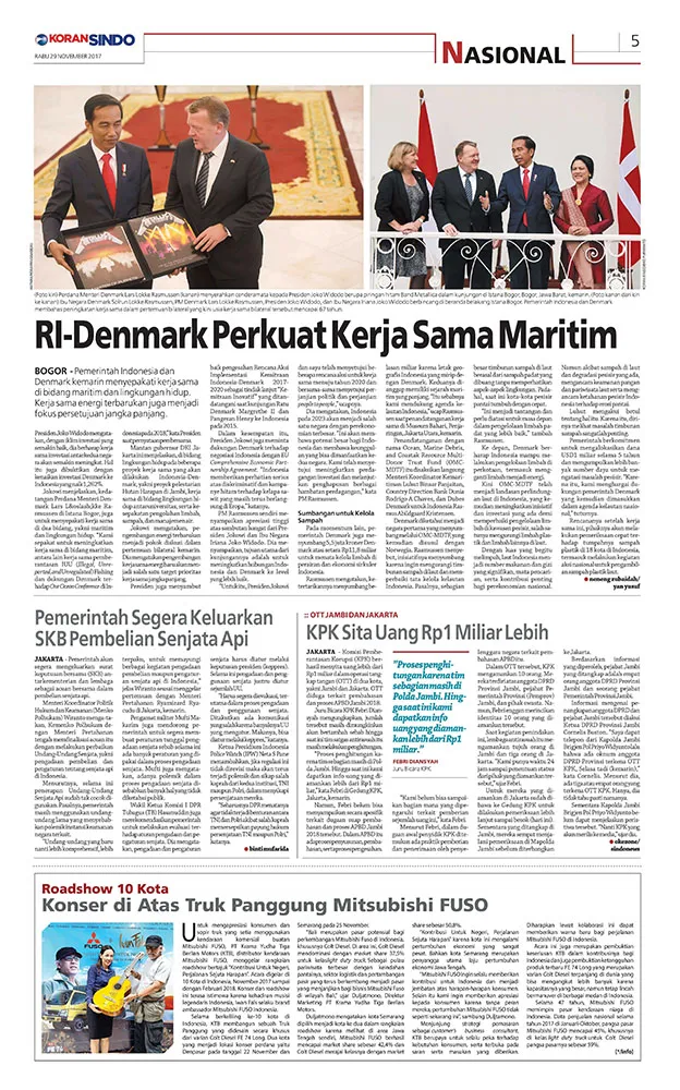 Konser di Atas Truk Panggung Mitsubishi FUSO