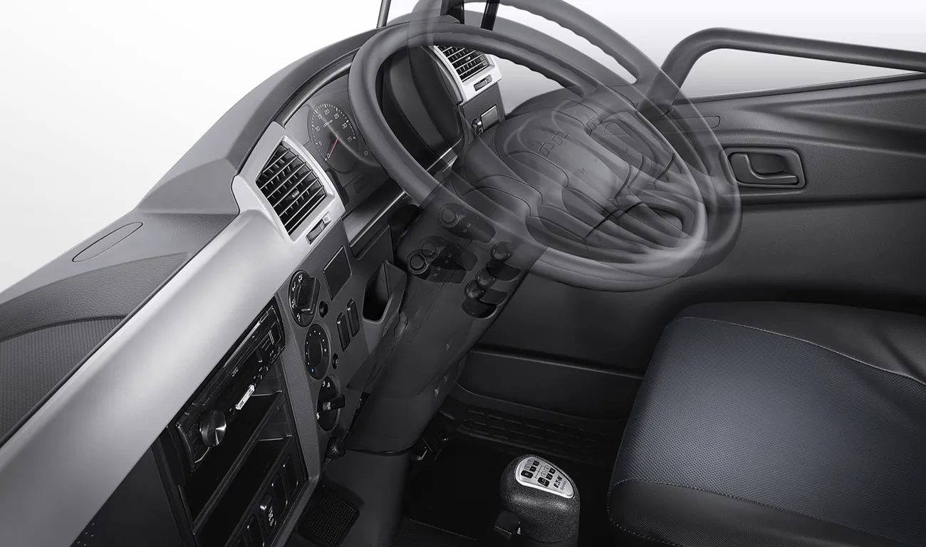 <h2>Tilt & Telescopic Steering</h2>
<p>Memudahkan pengemudi dalam pengaturan posisi kemudi sesuai dengan postur tubuh</p>
