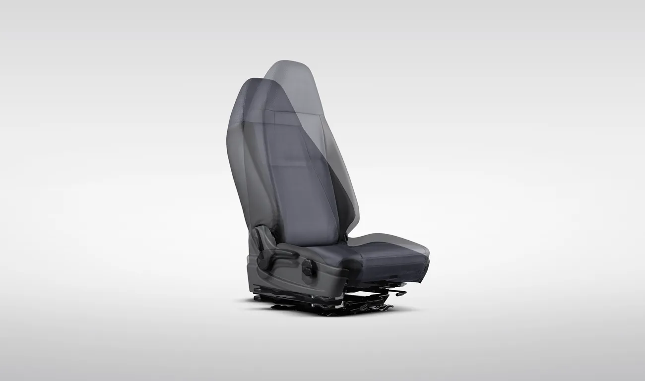 <h2>Air Suspension Seat</h2>
<p>Meningkatkan kenyamanan pengemudi sepanjang perjalanan dengan Air Suspension di kursi kemudi.</p>

