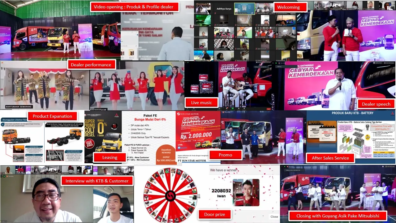 KTB Targetkan Ribuan Pemesanan Kendaraan Mitsubishi Fuso Secara Daring