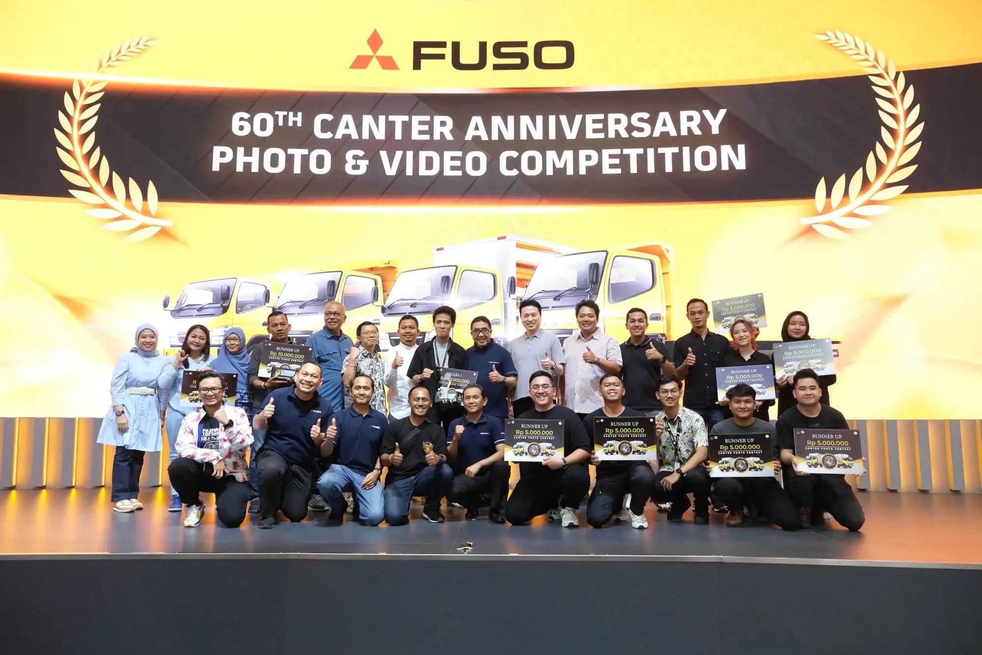 Mitsubishi Fuso Umumkan Pemenang Kompetisi Foto dan Video Fuso Canter60th Anniversary