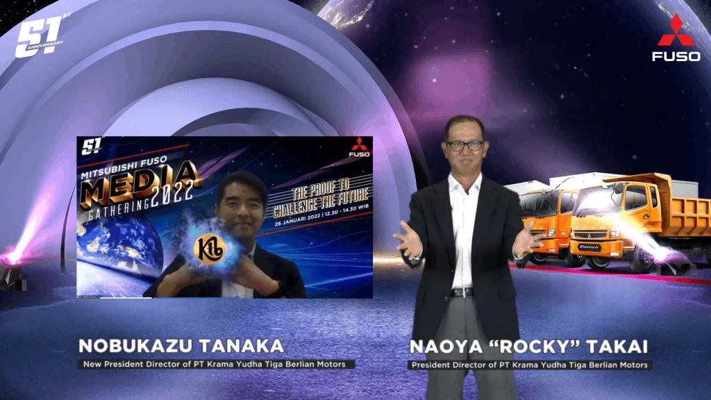 Prosesi serah terima jabatan dari Mr. Naoya “Rocky” Takai kepada Presiden Direktur Baru KTB, Mr. Nobukazu Tanaka (per 1 Februari 2022)