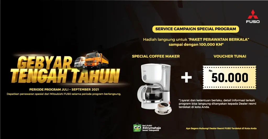 Mitsubishi Fuso Meluncurkan Gebyar Tengah Tahun Untuk Mendorong Pemulihan Pasar 2021