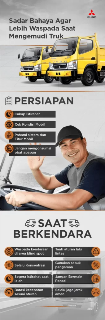 Persiapan Mengemudi Truk
