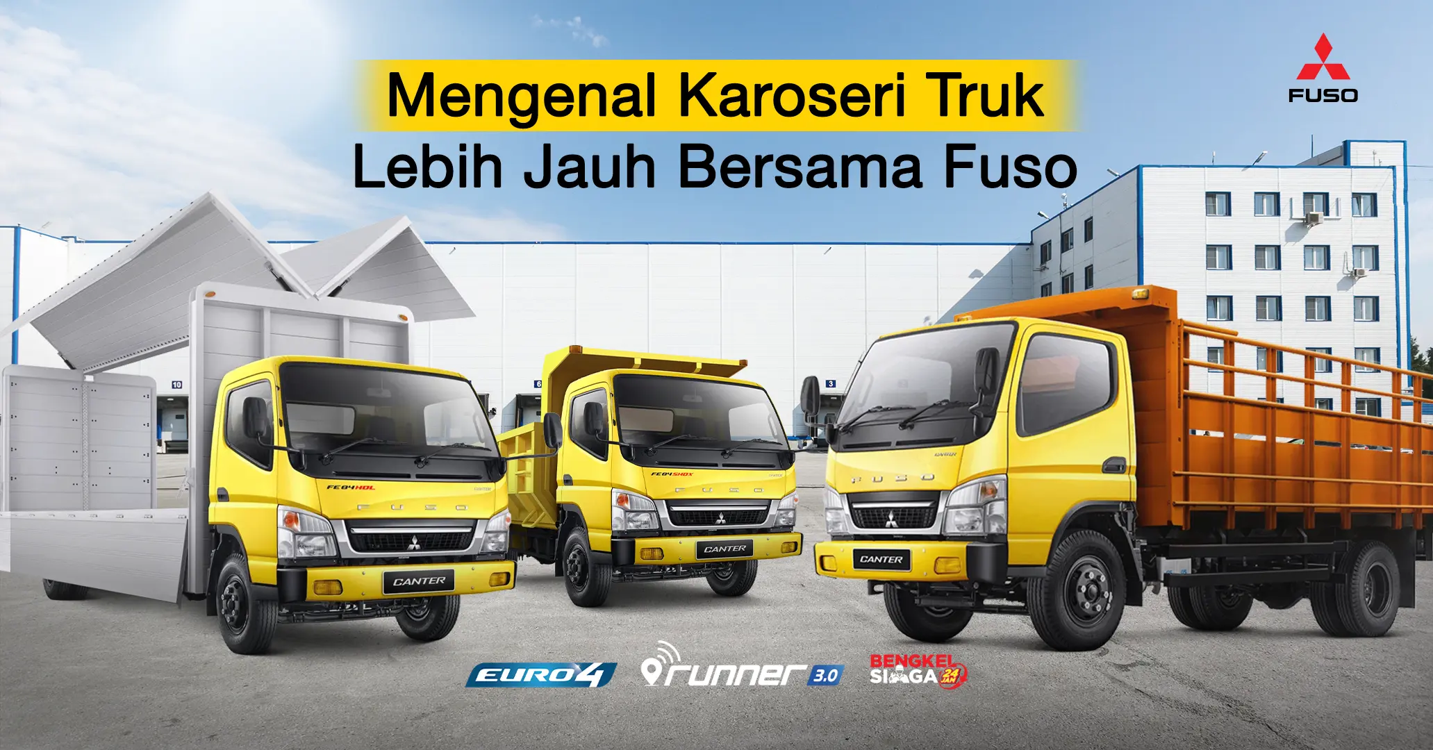 Mengenal Karoseri Truk Lebih Jauh Bersama Fuso
