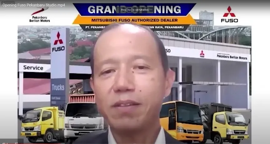 Mitsubishi Fuso Perkuat Eksistensi di Pulau Sumatera dengan Menambah Jaringan Diler ke-54 di Pekanbaru