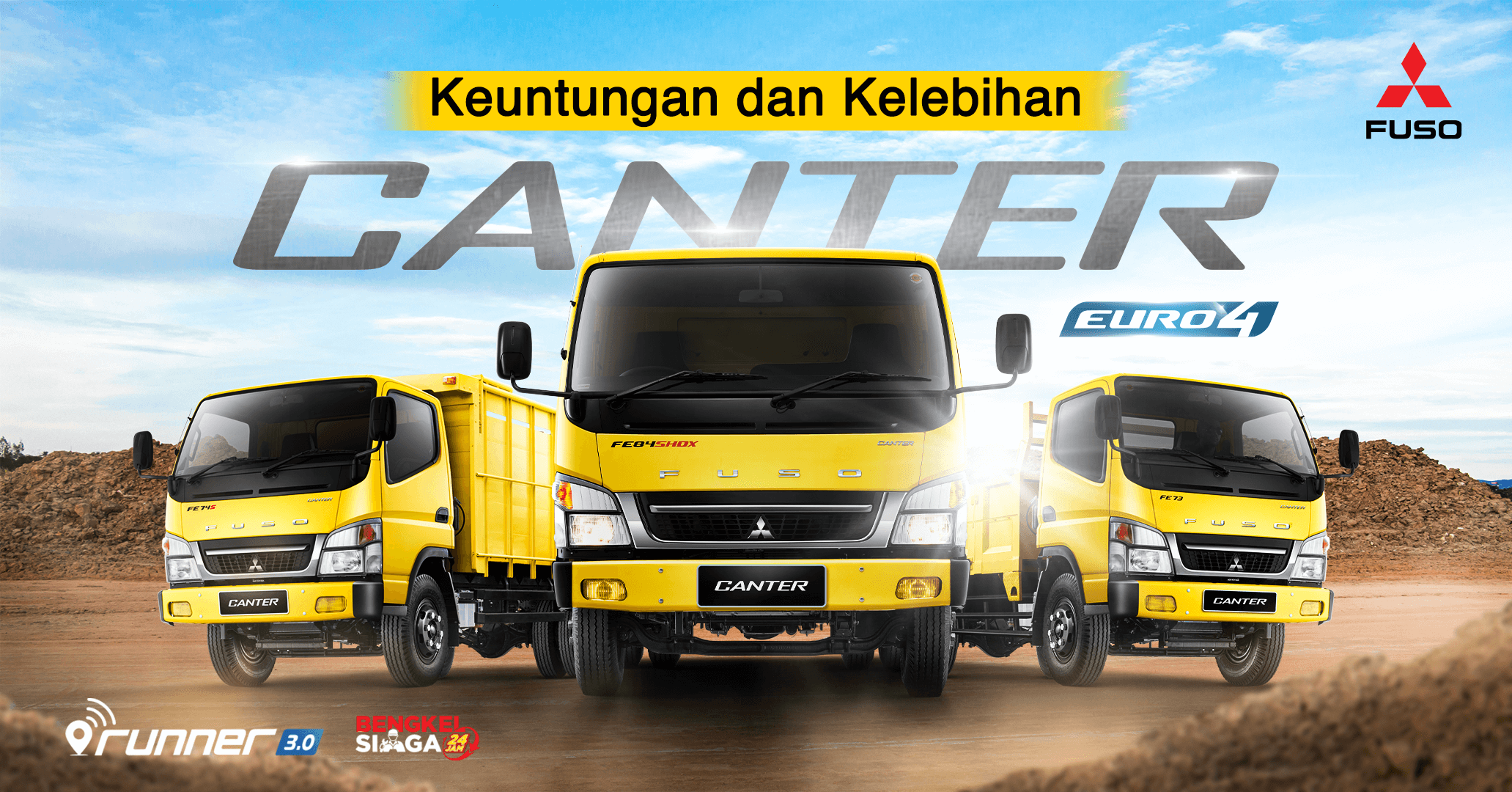 Keuntungan dan Kelebihan Mitsubishi Fuso Canter EURO 4