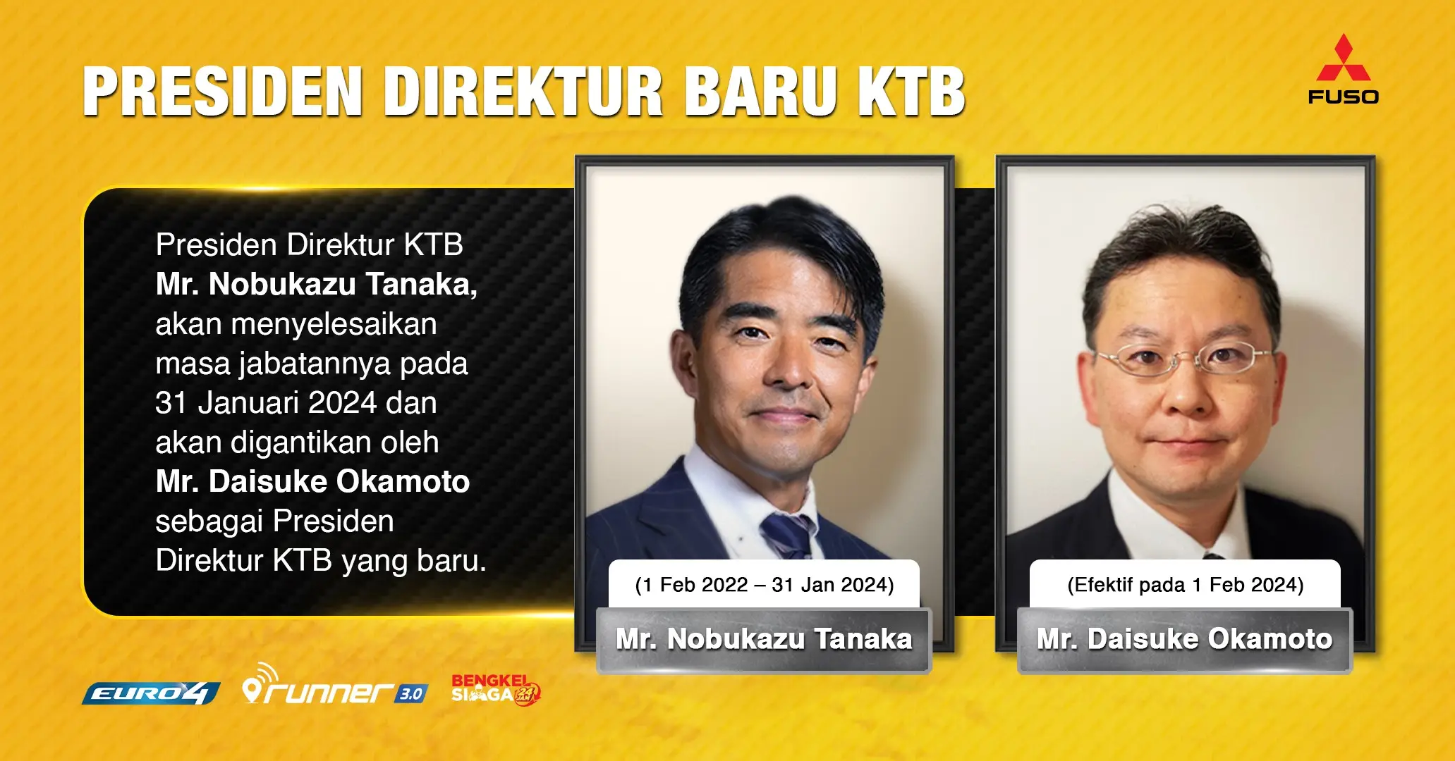 Daisuke Okamoto Menjadi Presiden Direktur Baru PT. Krama Yudha Tiga Berlian Motors