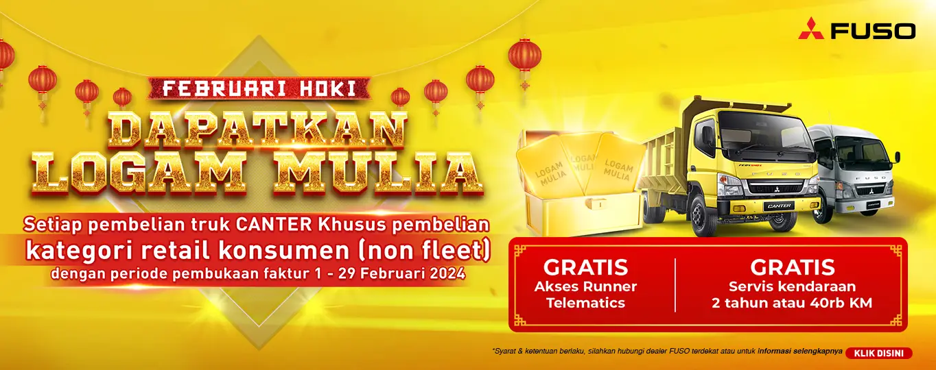 Sambut Imlek, Mitsubishi Fuso Adakan Promo Penjualan Februari Hoki