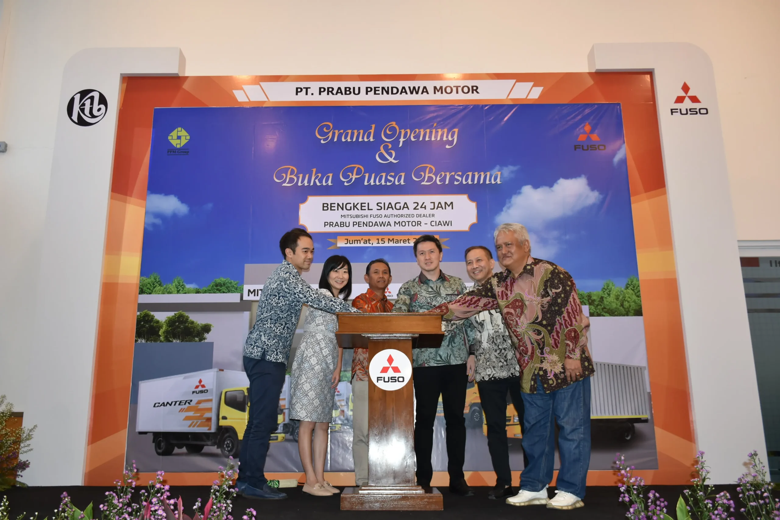 Pastikan Truk Konsumen Tetap Prima, Mitsubishi Fuso Buka Bengkel Siaga 24 Jam ke 17 di Ciawi