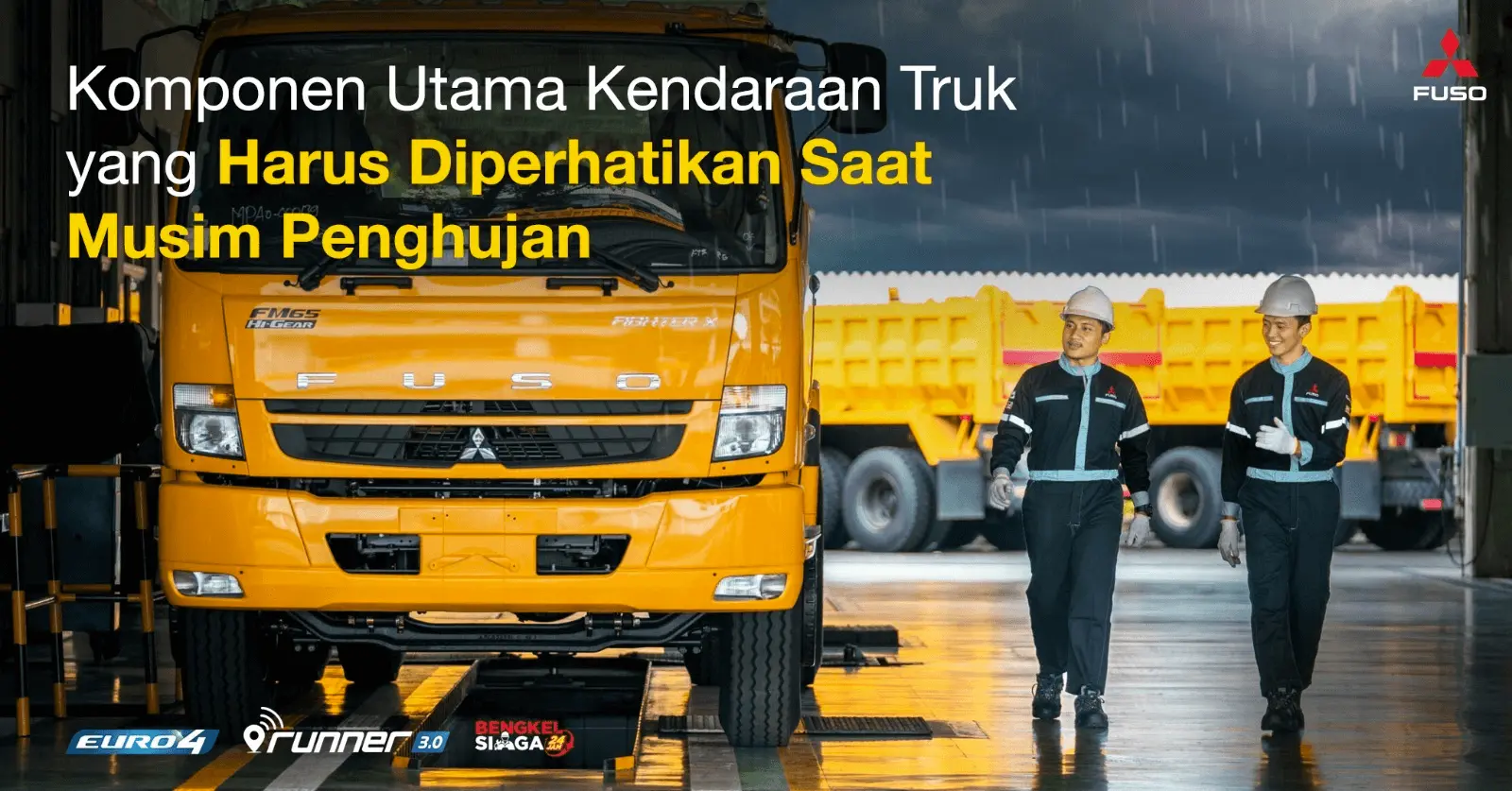 Komponen Utama Kendaraan Truk yang Harus Diperhatikan Saat Musim Penghujan
