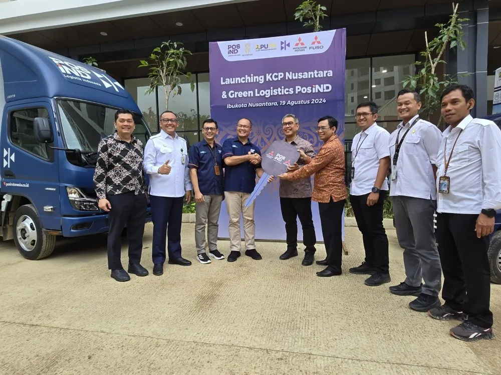 PosIND dan Mitsubishi Wujudkan Logistik BEV Pertama Pada Gerai Kawasan Hunian ASN di Ibu Kota Nusantara, Kalimantan Timur