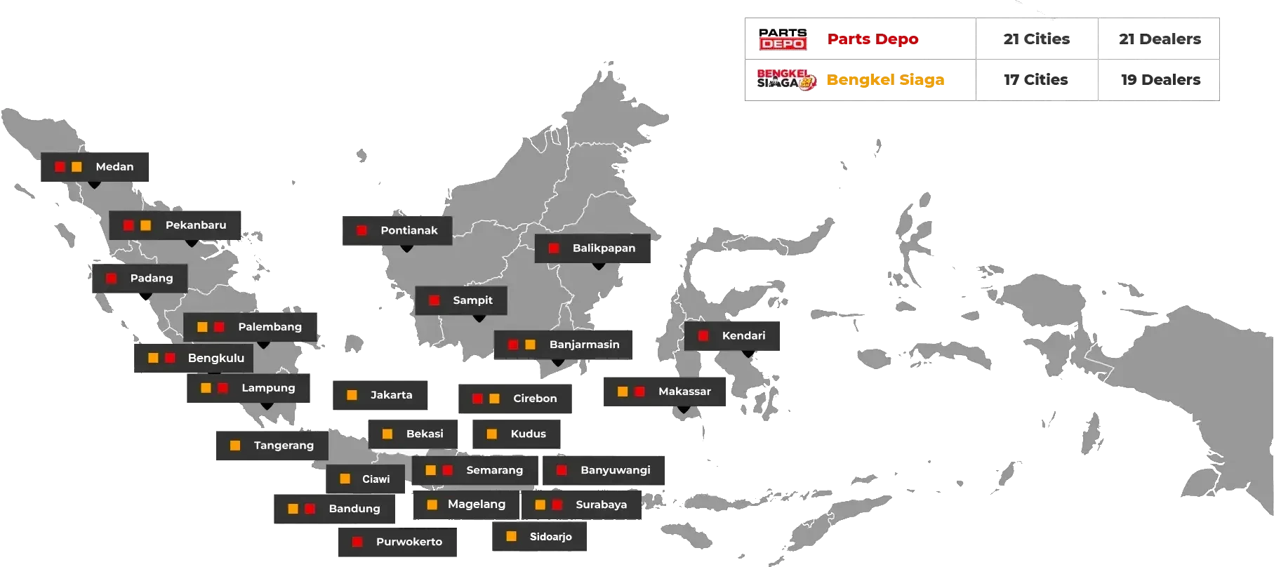 Dealers Map