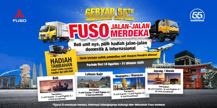 Mitsubishi Fuso Menggelar Program FUSO Jalan-Jalan Merdeka untuk Konsumen Setia